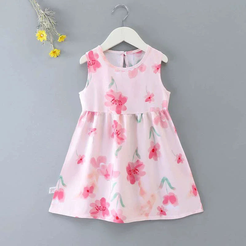 Baby Girls Summer Dress Cotton Party Sundress