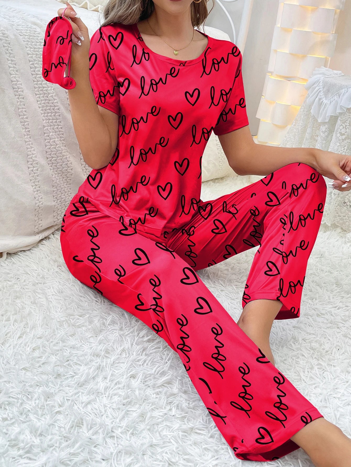 short sleeve pajamas casual and comfortable