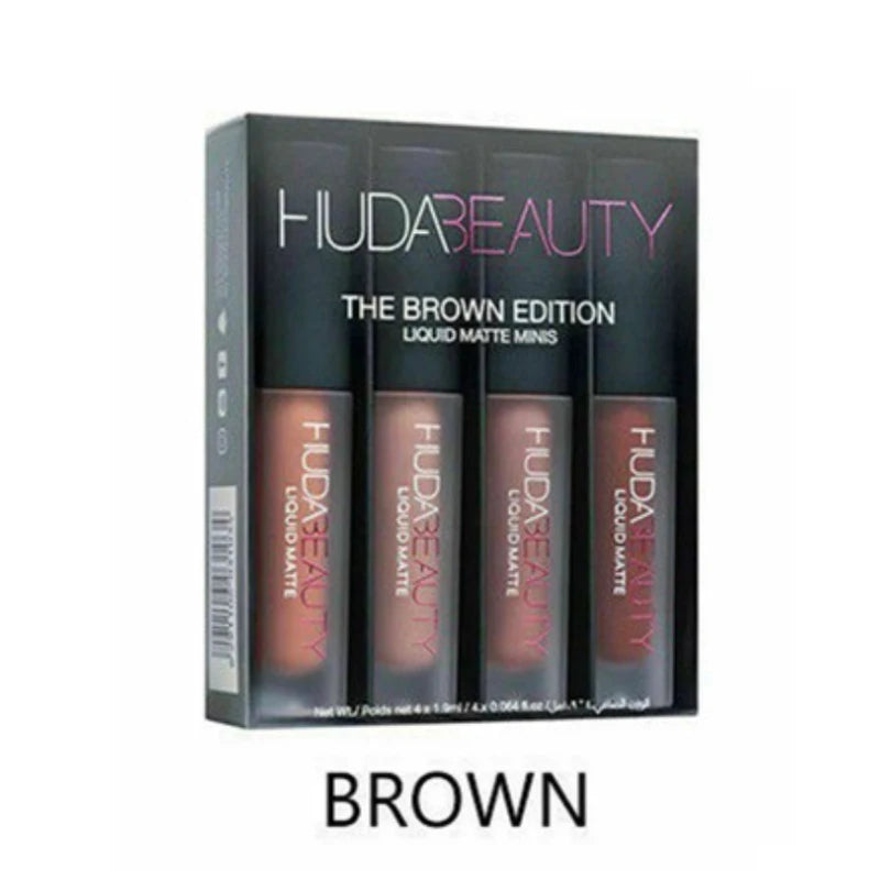 4PCS HUDA Lipsticks