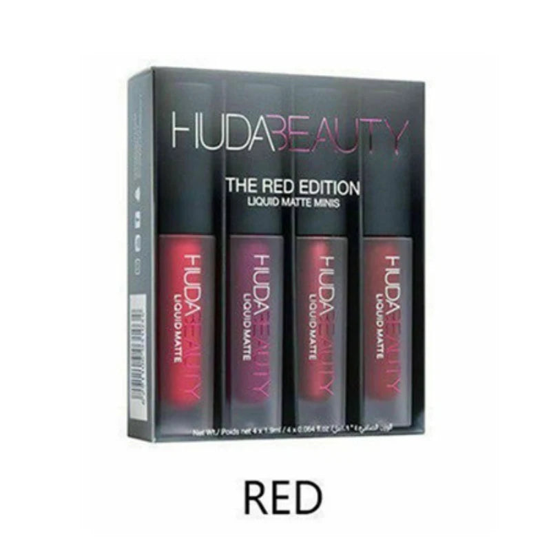 4PCS HUDA Lipsticks