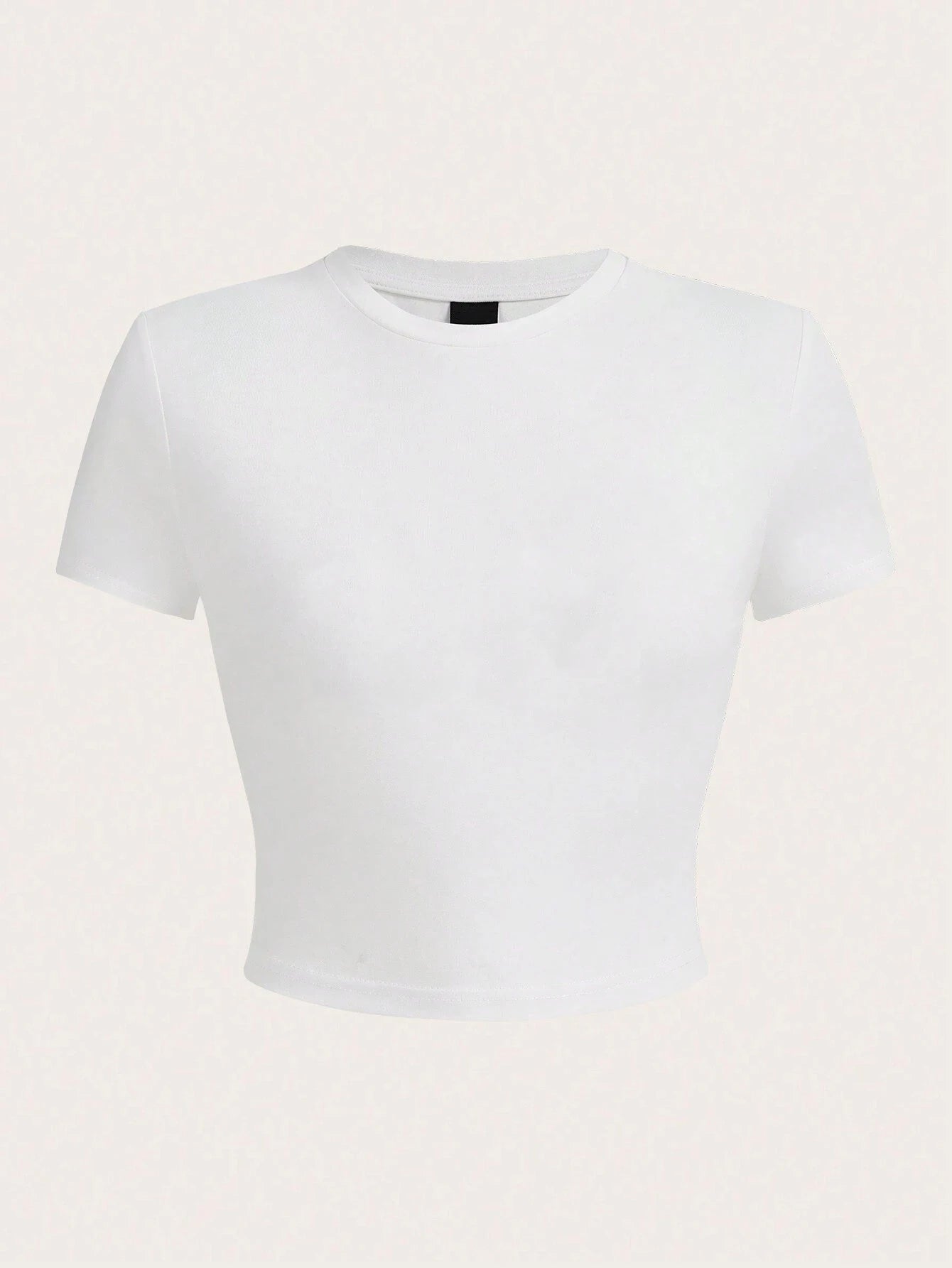Solid Crop Tops Short