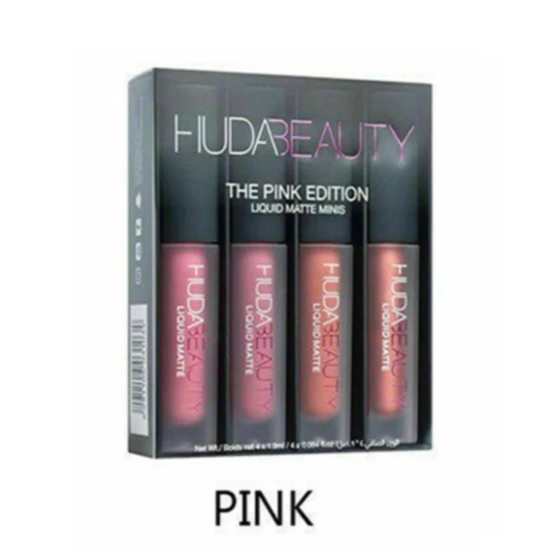 4PCS HUDA Lipsticks