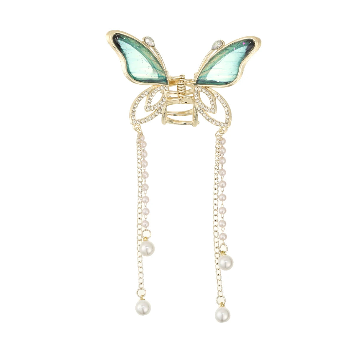 Girls Hairpin Hair Accessories Korean Butterfly Pearl Hair Clip