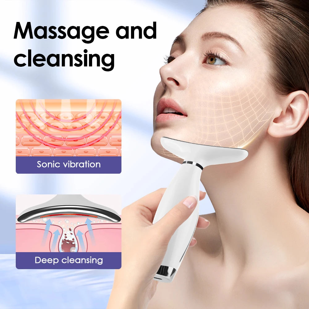 Facial Lift Electric Skin Tightening LED Beauty Device