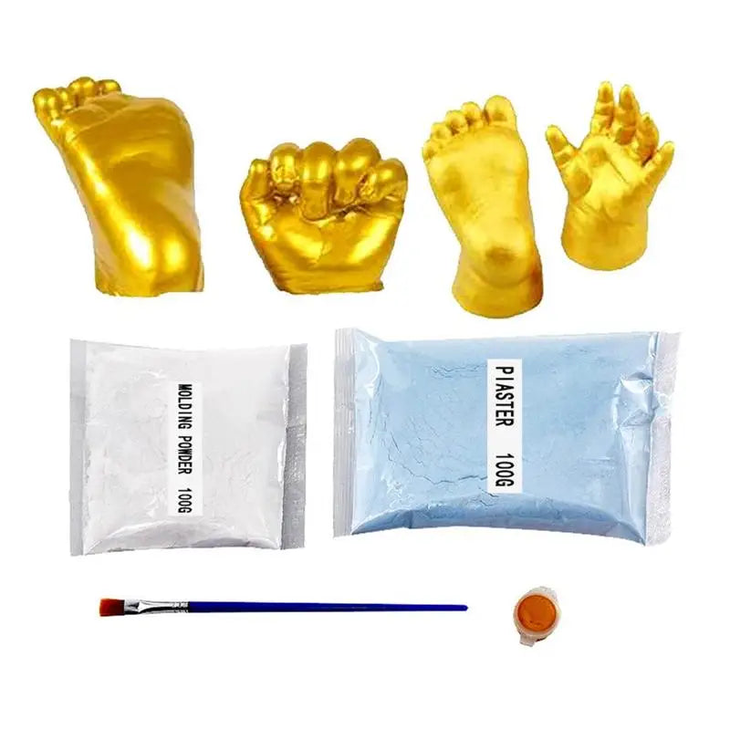 1 Set Baby 3D Hand Foot Printing Mold Powder