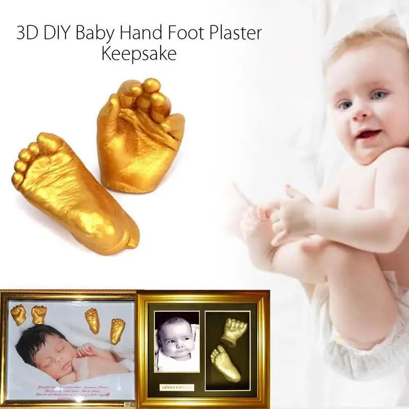 1 Set Baby 3D Hand Foot Printing Mold Powder