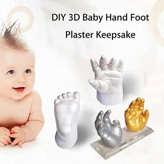 1 Set Baby 3D Hand Foot Printing Mold Powder