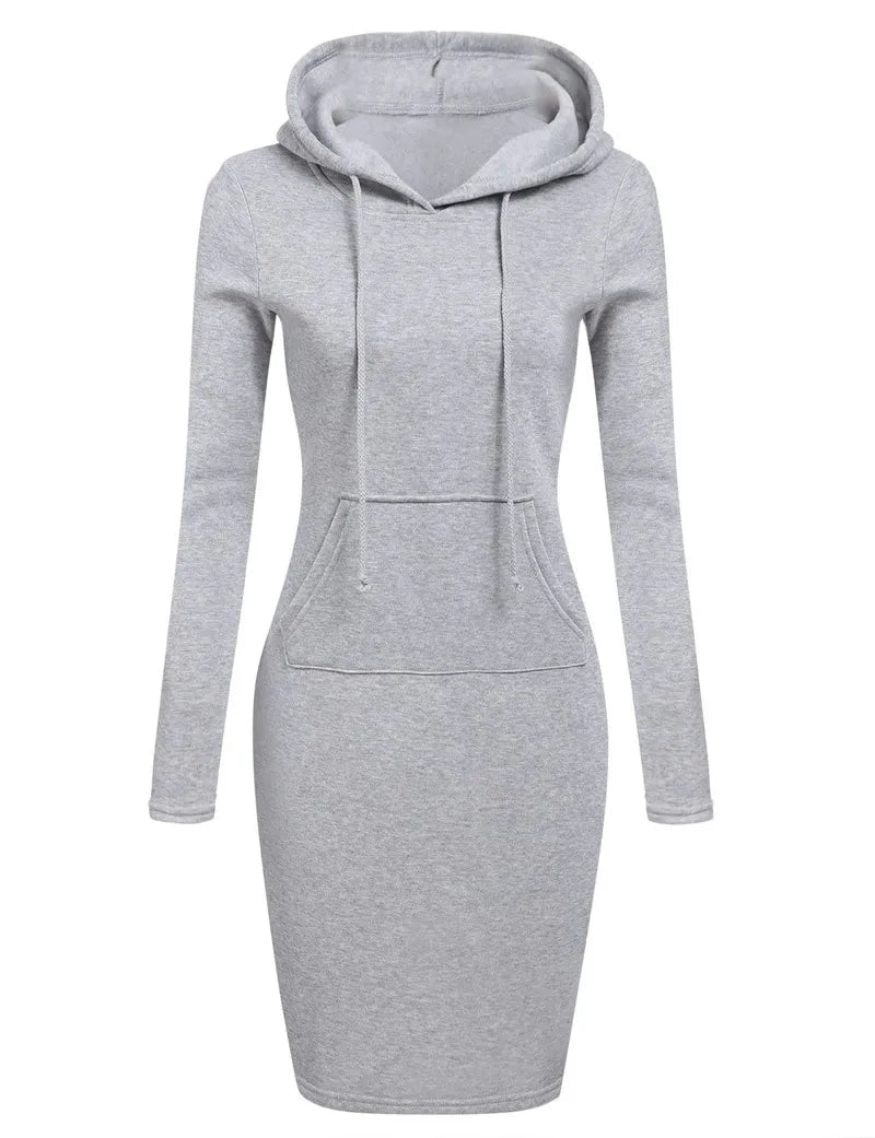 Women Hooded Dress Sweatshirts