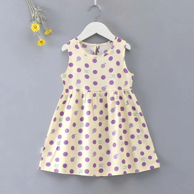 Baby Girls Summer Dress  Cotton  Party Sundress