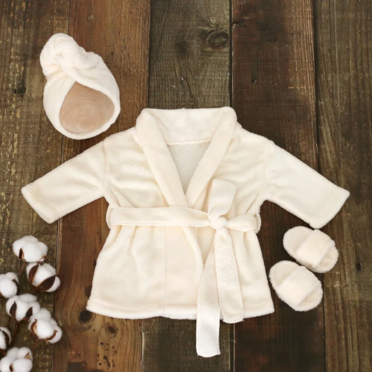 Newborn Bathrobe Pajamas Photography Clothing Set