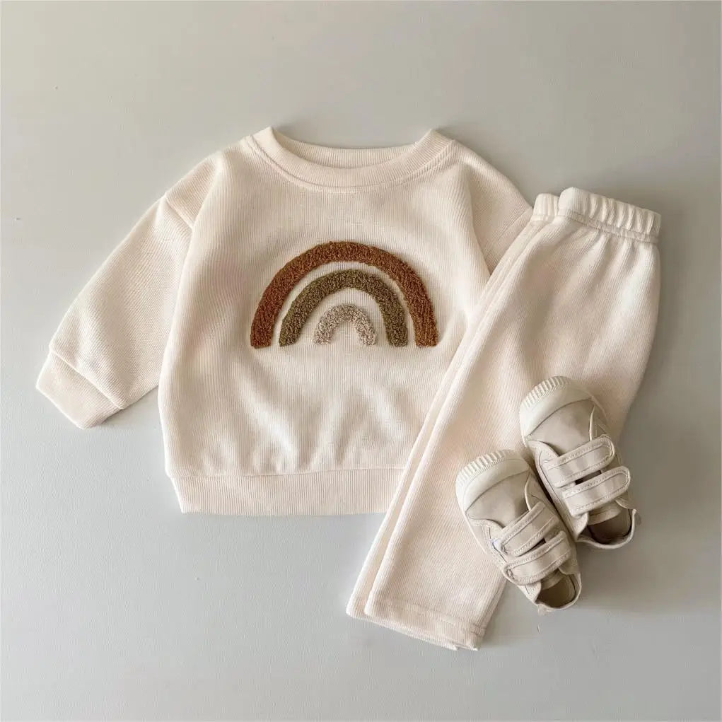 Two Piece Casual Autumn Infant Set Boys and Girls