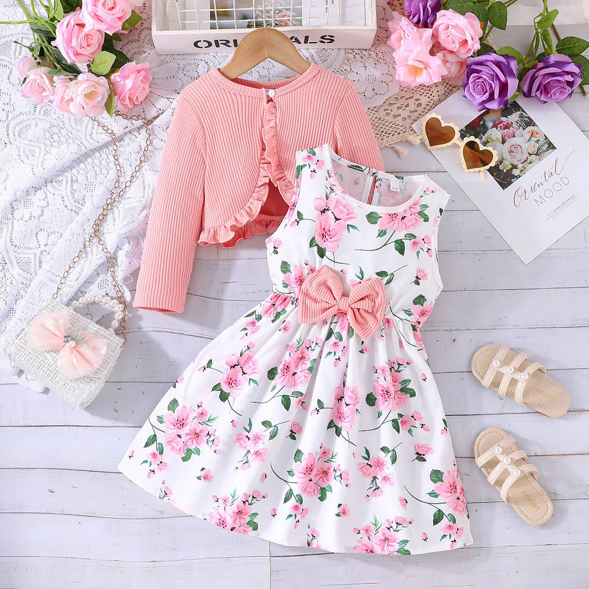 Spring Summer Toddler Girl Flower Baby Dresses