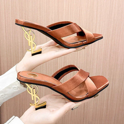 Women's New Luxury Brand Designer Sexy Pointed Toe 6cm High Heels