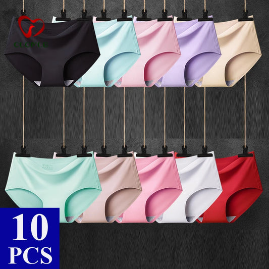 10 Pcs Seamless Silk Underwear