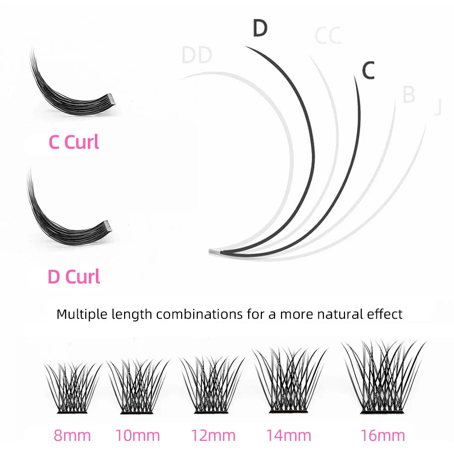 Cluster Eyelash Extension 12lines