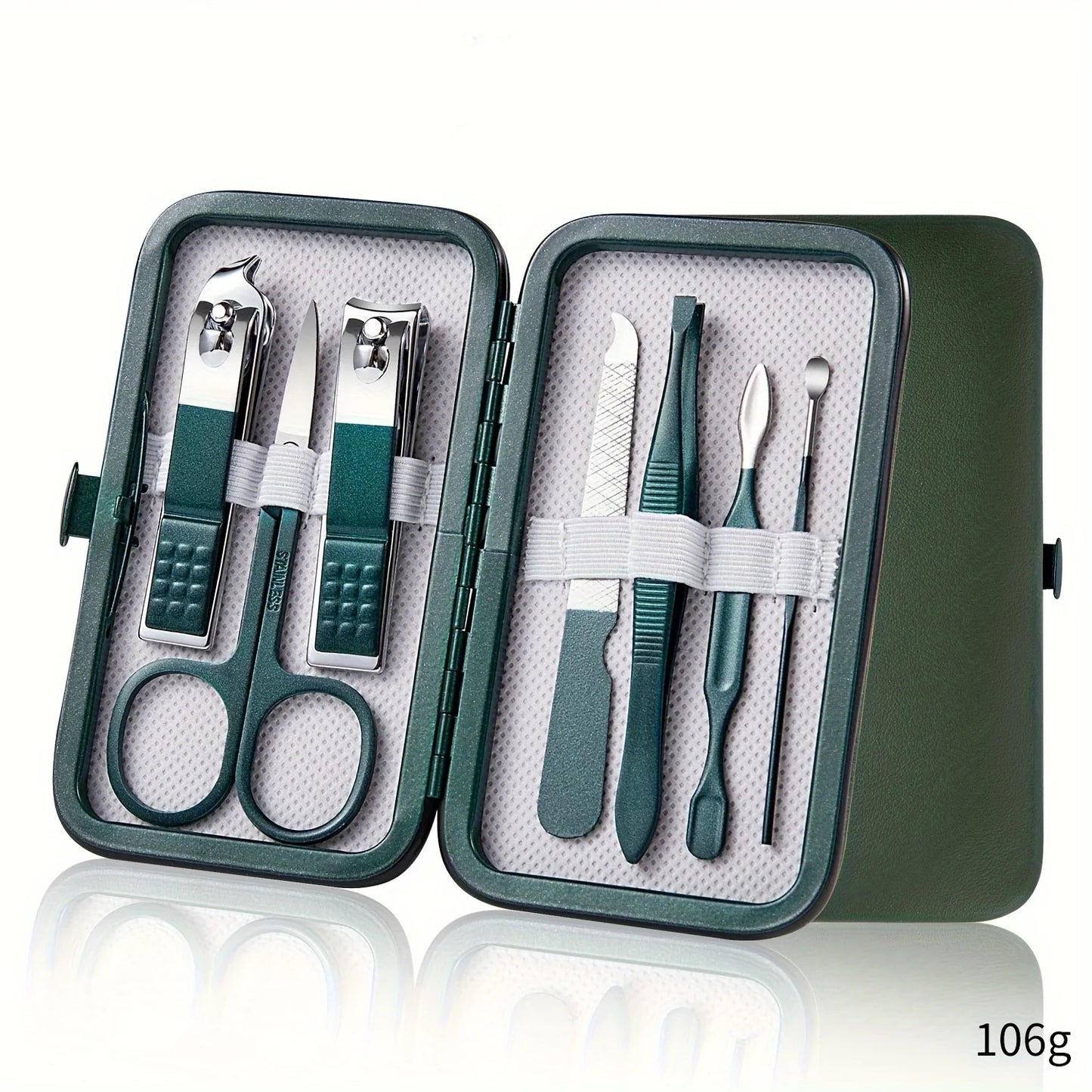 Professional 7/10/12/18 Piece Nail Care Kit Stainless Steel Manicure & Pedicure