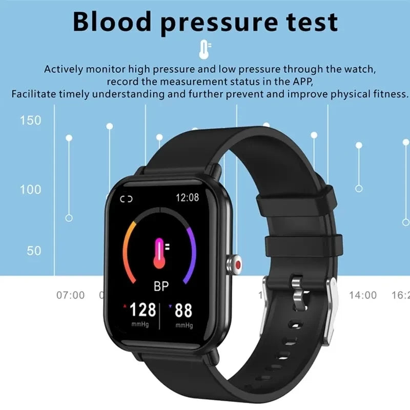 New Q9 Pro Smart Watch Body Temperature Monitor Music Control Sports Waterproof Smart Watch