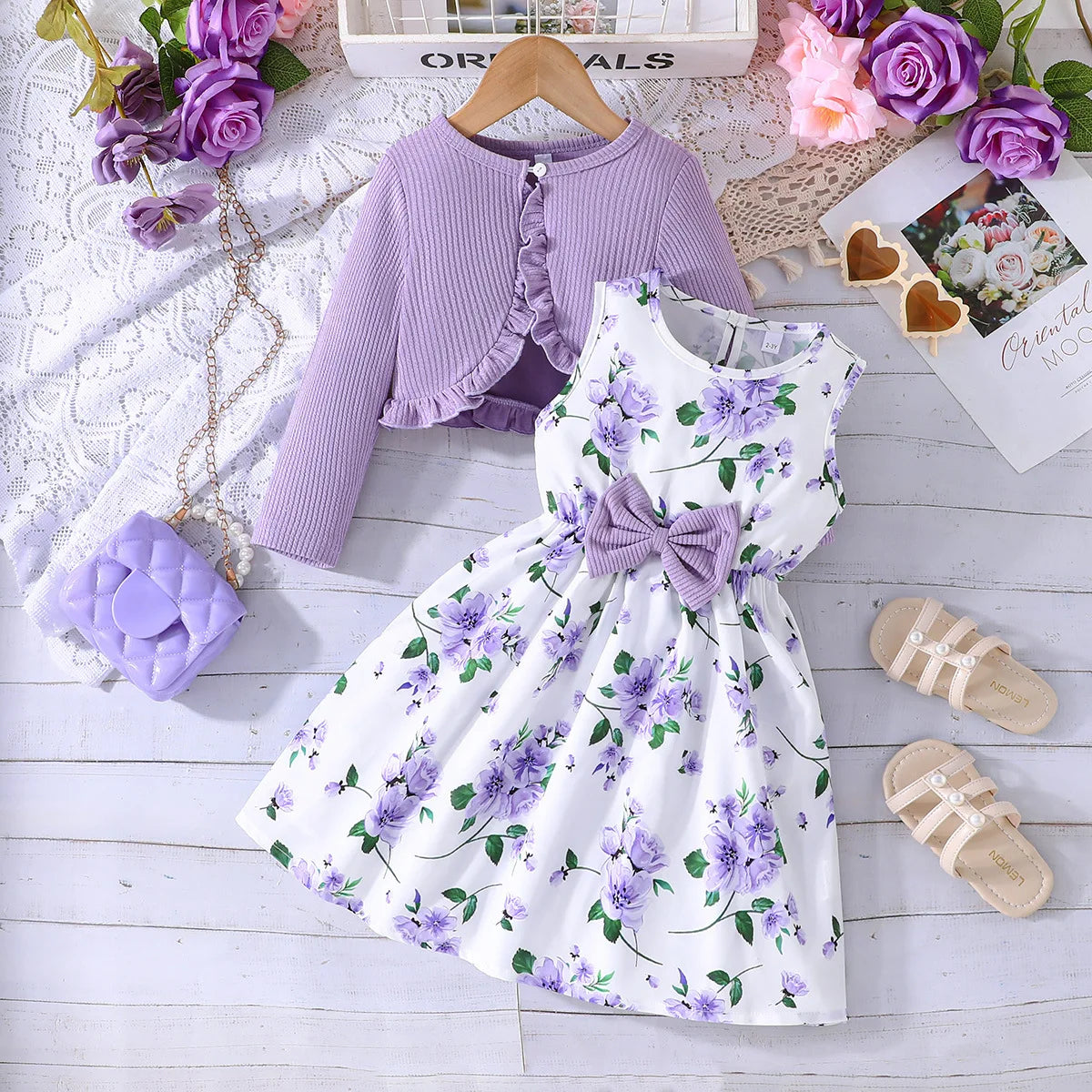 Spring Summer Toddler Girl Flower Baby Dresses