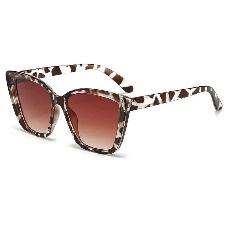 New Vintage Cat Eye Sunglasses Women Square