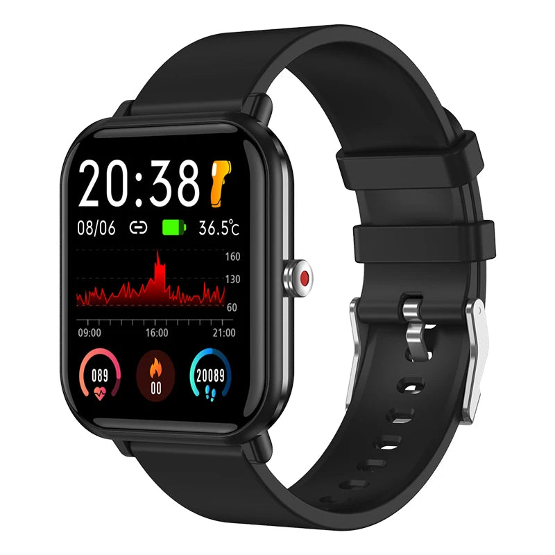 New Q9 Pro Smart Watch Body Temperature Monitor Music Control Sports Waterproof Smart Watch