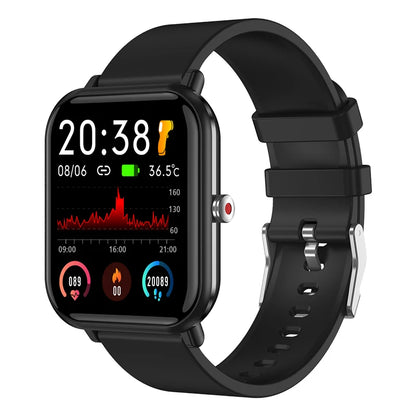 New Q9 Pro Smart Watch Body Temperature Monitor Music Control Sports Waterproof Smart Watch