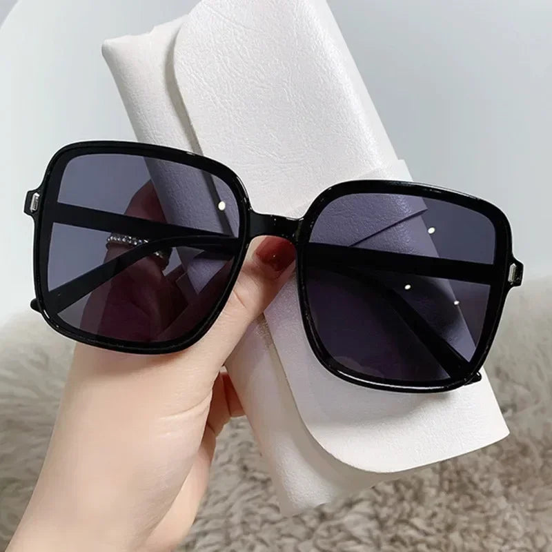 Transparent Trend Sunglasses 2024 Oversize Fashion Glasses