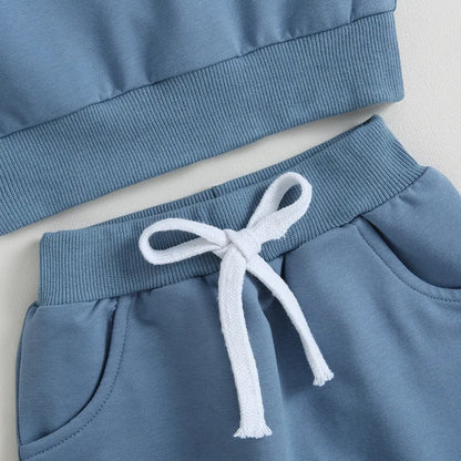 Baby Boy Contrast Color Pant Sets
