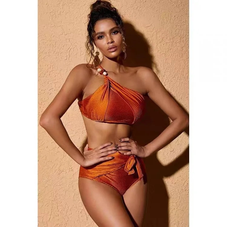 Beach Vacation Summer Swimsuit Skirt Split Swimsuit