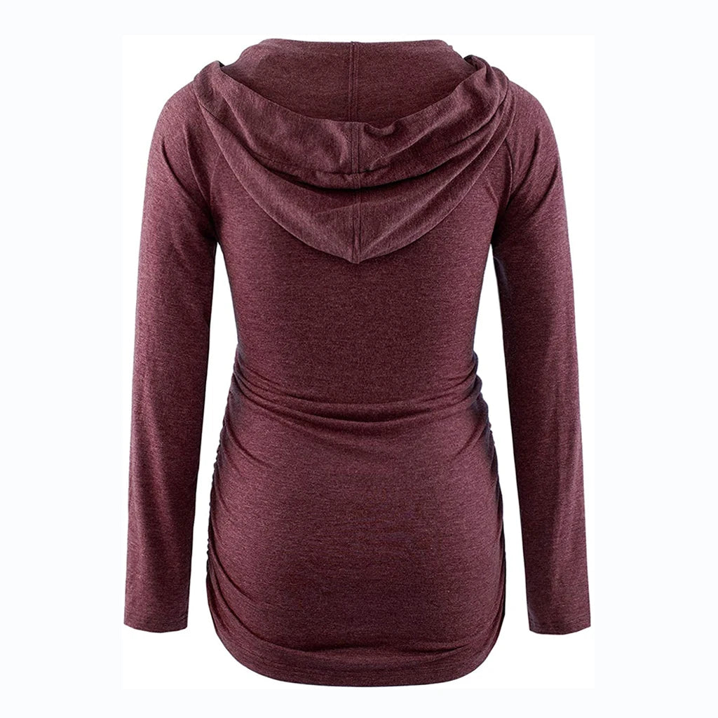 Women Maternity Hoodies Long Sleeve