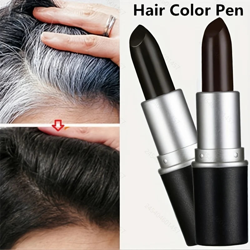 Hair Color Pen New Fast Temporary Hair Dye To Cover White