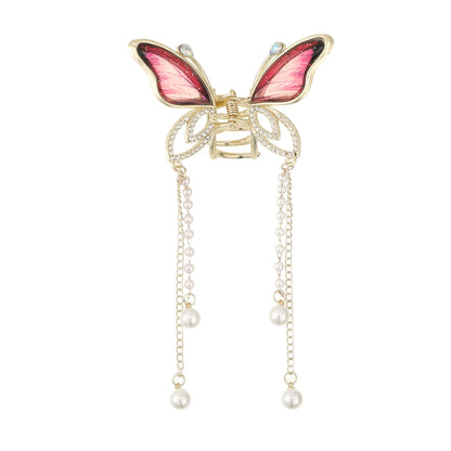 Girls Hairpin Hair Accessories Korean Butterfly Pearl  Hair Clip