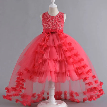Teenagers Flowers Girls Dress Summer