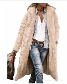 Winter Fleece Parkas Women Jackets