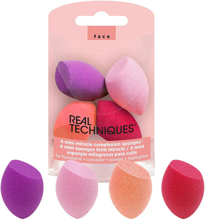 4pcs Mini Makeup Sponge Egg Cosmetics Puff Soft Beauty Tools