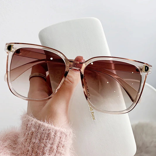 Woman Brand Designer Vintage Square Sun Glasses