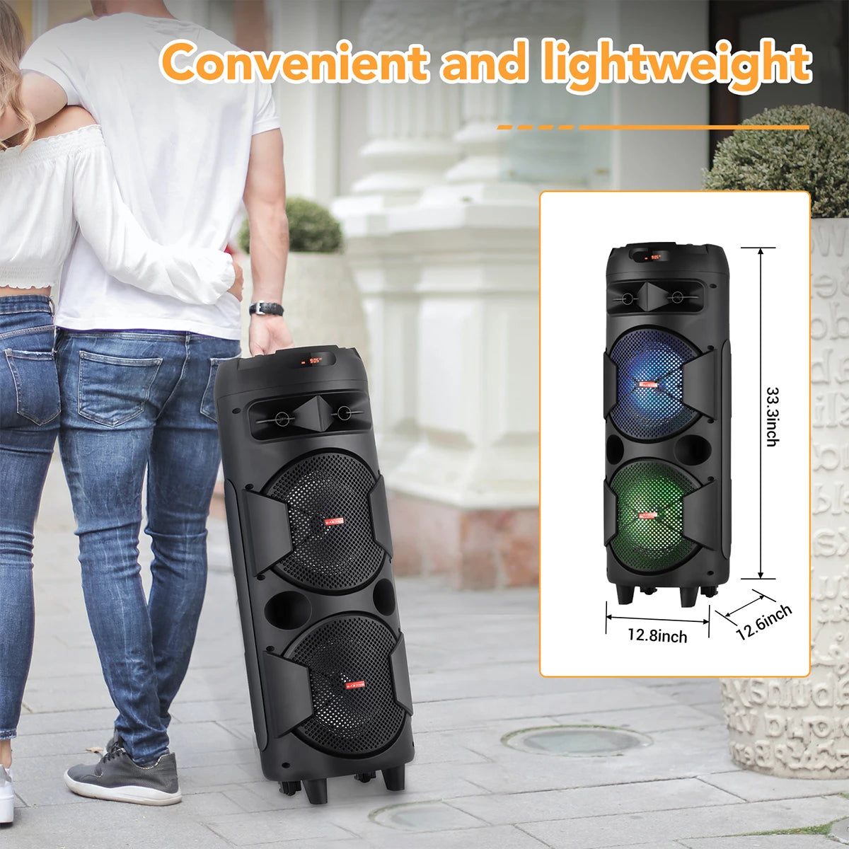 Dual Woofer Party Speaker