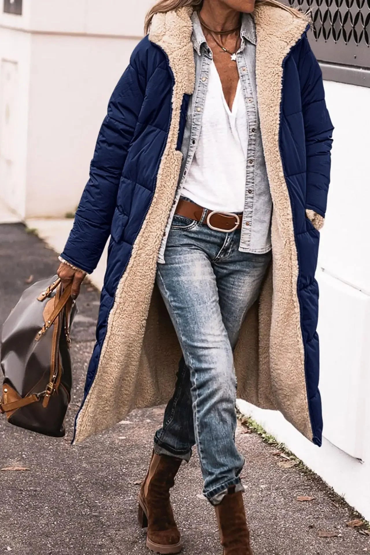 Winter Fleece Parkas Women Jackets