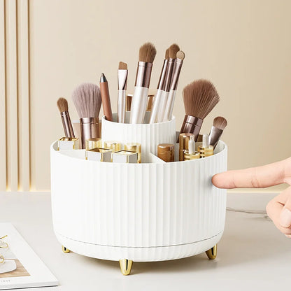 360° Rotating Makeup Brush Holder
