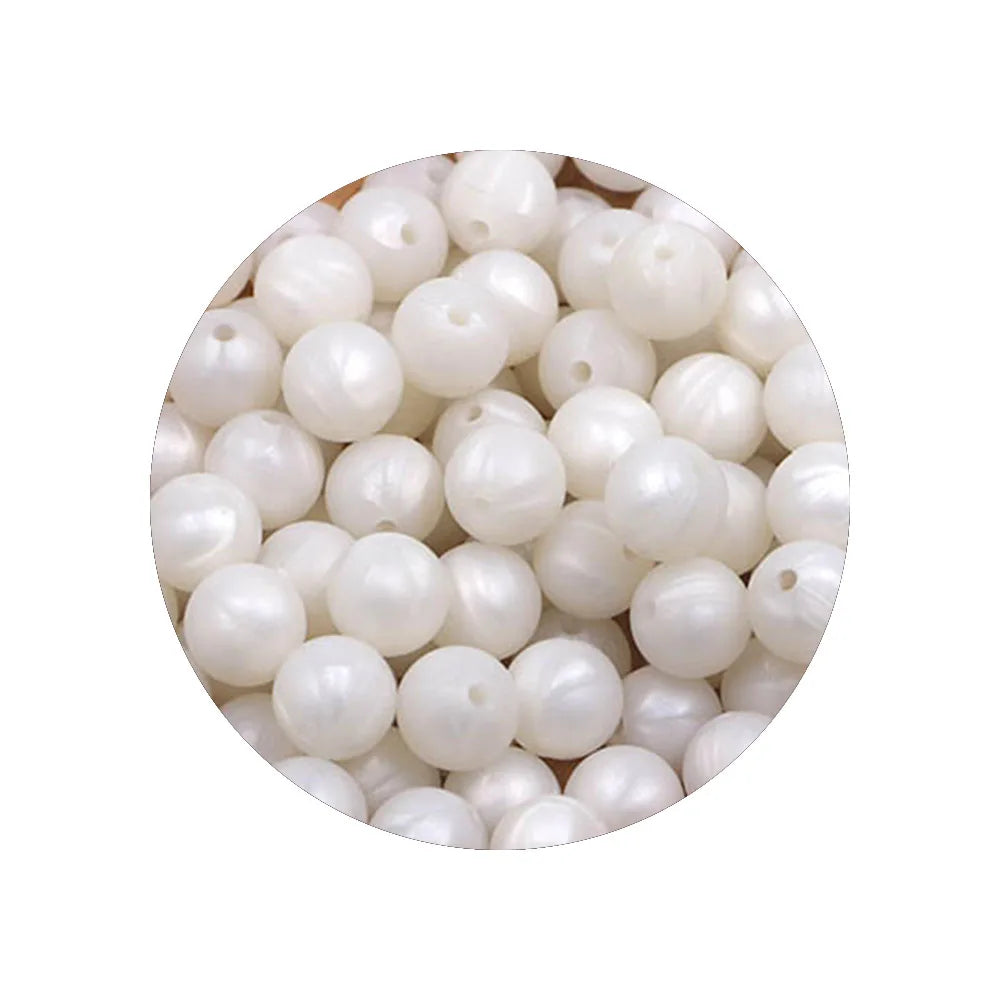 50Pcs/Lot Silicone Beads 9/12/15MM Round Beads For Jewellery Making