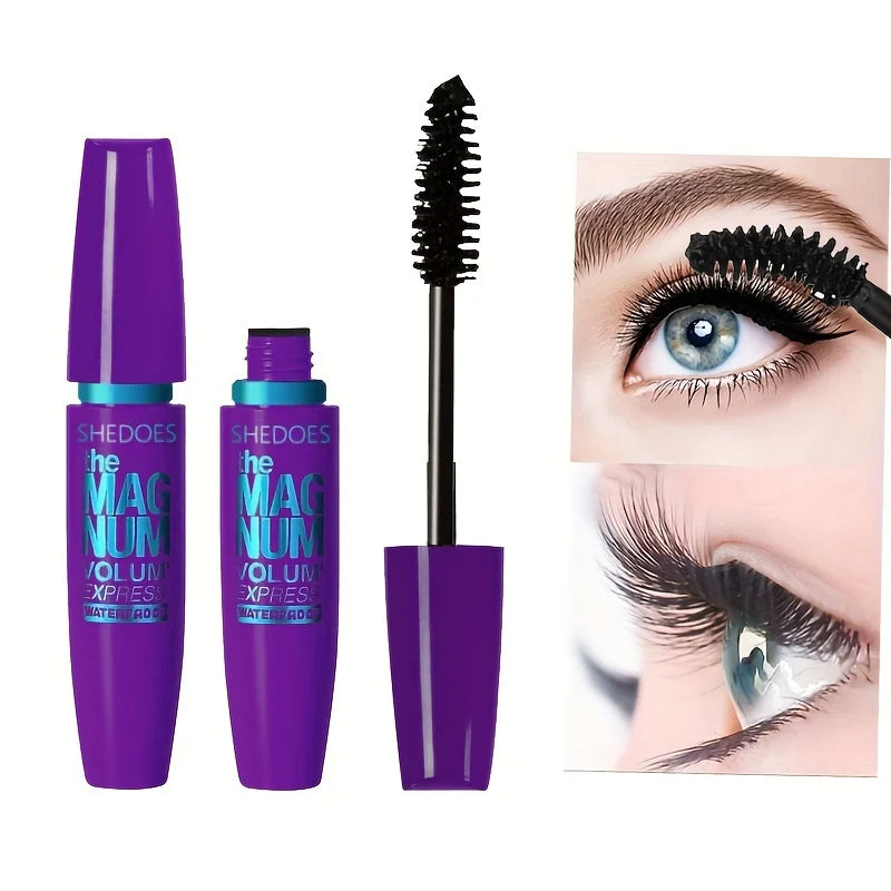 Black Mascara Thickening, Lengthening, Curling, Waterproof Liquid Fiber Mascara