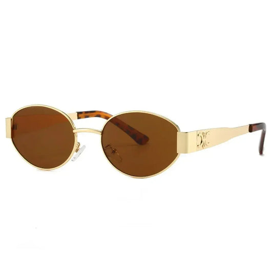 New Cross Border New Oval Sunglasses