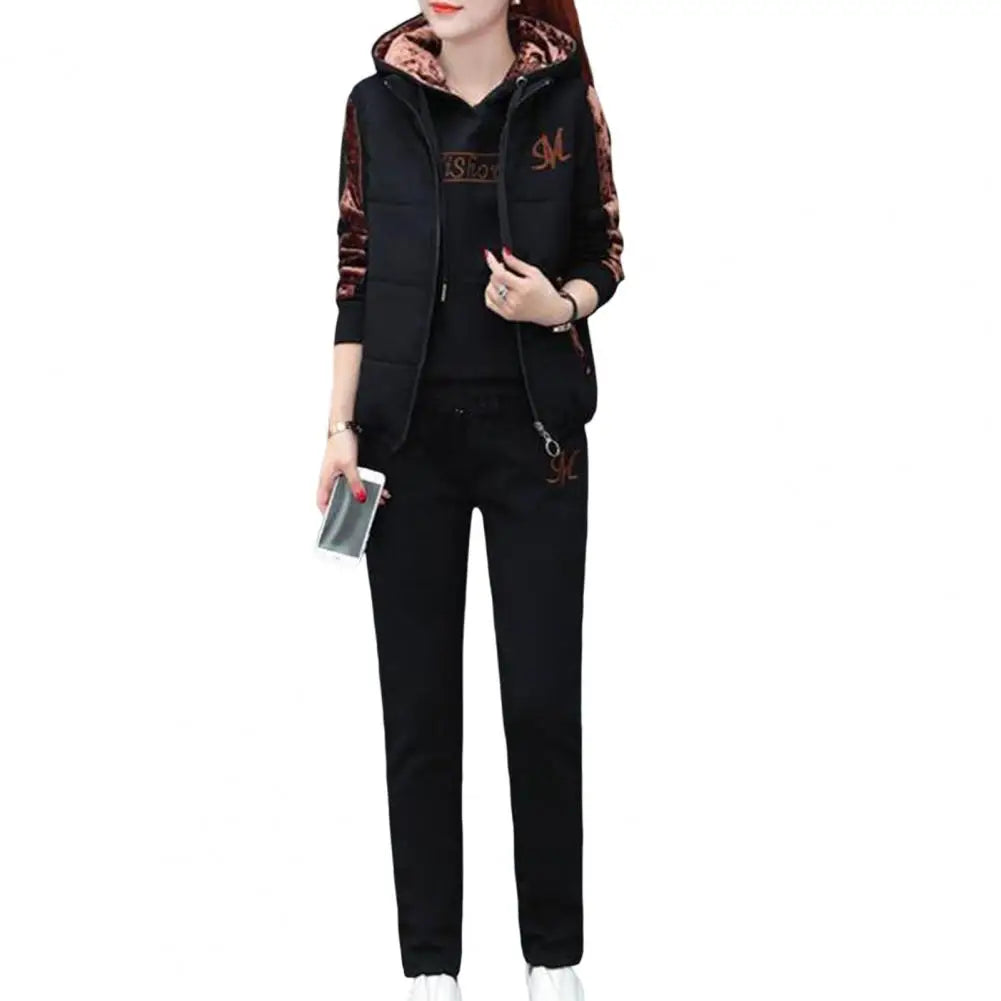 Fashion Warm Three Piece Set Women Outfit