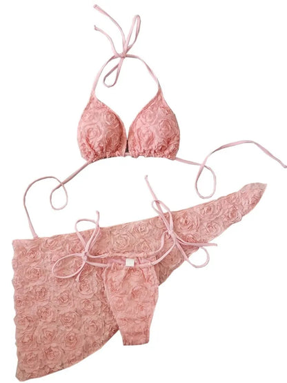 Bikini Bodysuit Swimwear with Skirt