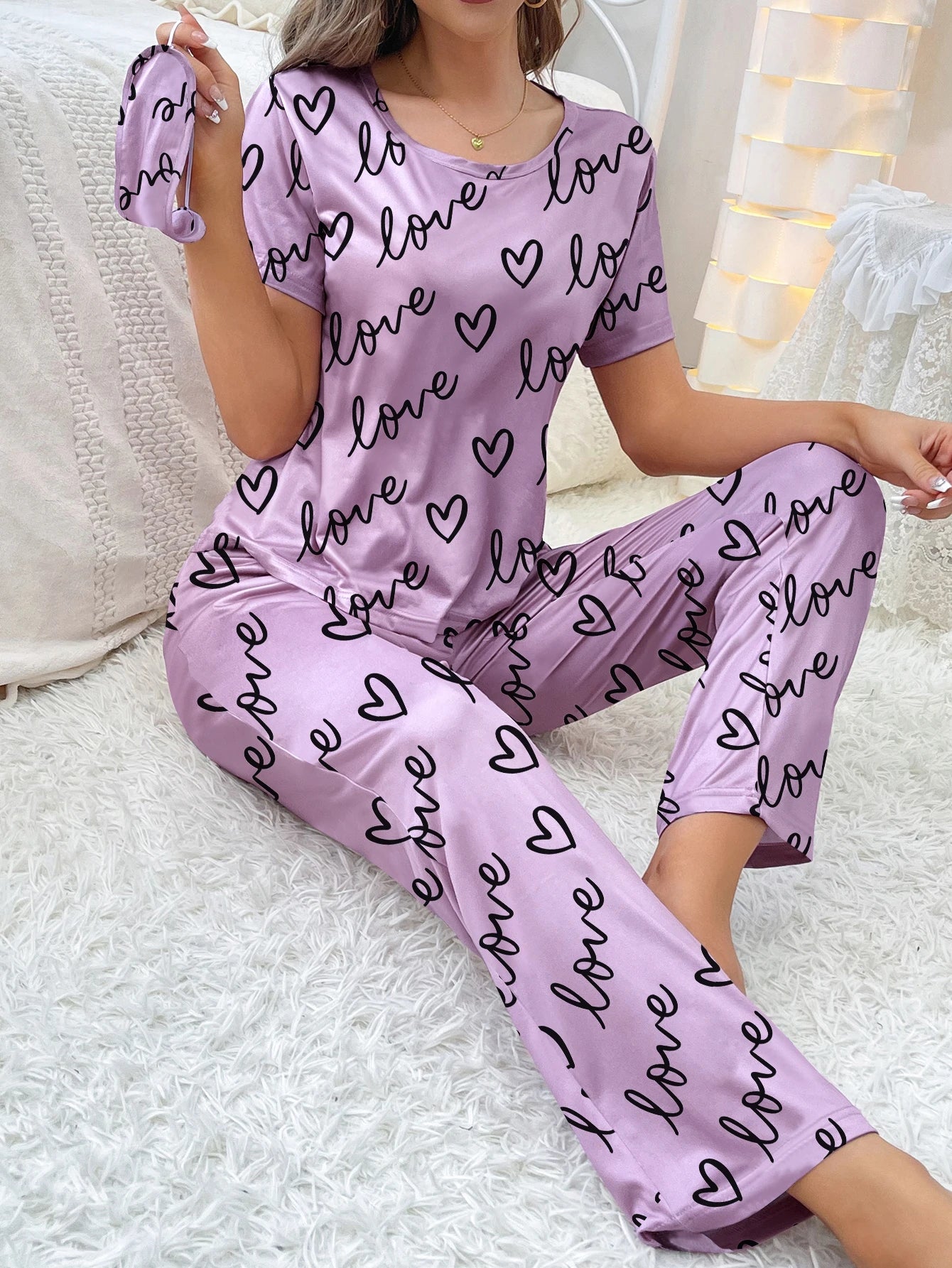 short sleeve  pajamas casual and comfortable