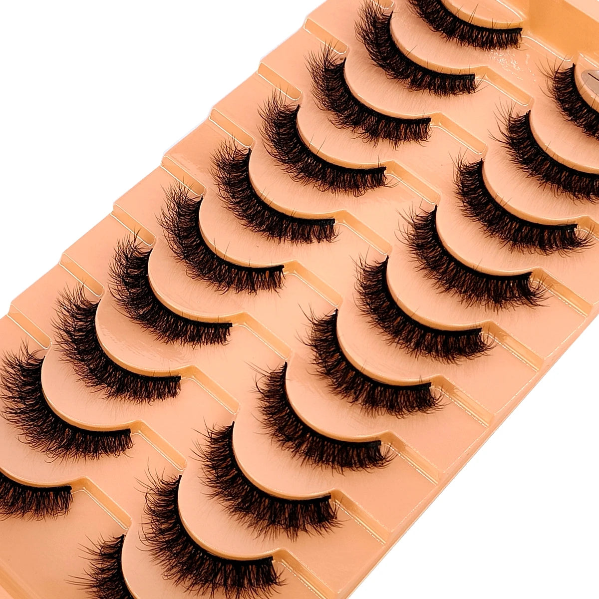 10Pairs 3D Mink Lashes Fluffy Soft