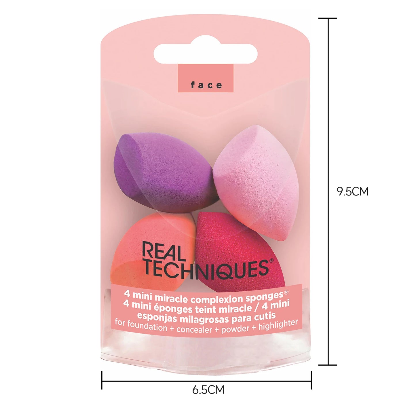 4pcs Mini Makeup Sponge Egg Cosmetics Puff Soft Beauty Tools