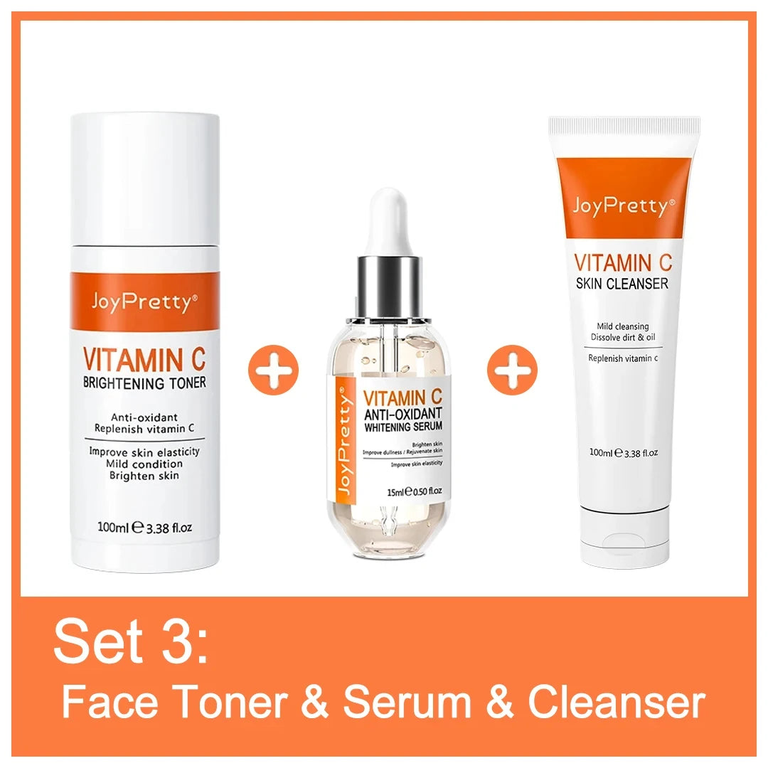 JoyPretty Vitamin C Face Skin Care Kit 5Pcs set