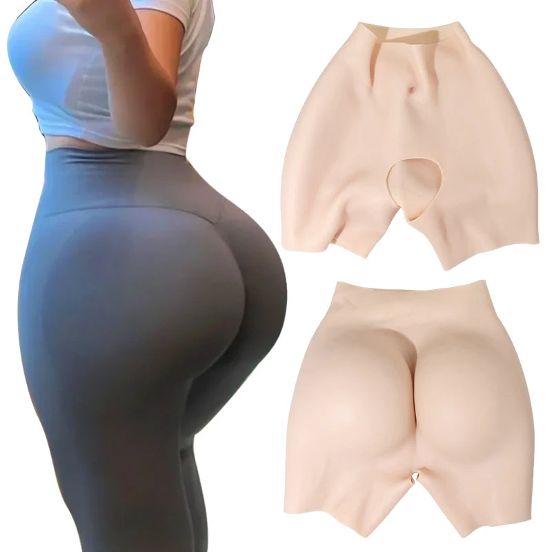 Silicone Women Realistic Sexy Butt Enhancement Padding Panties Shape-wear