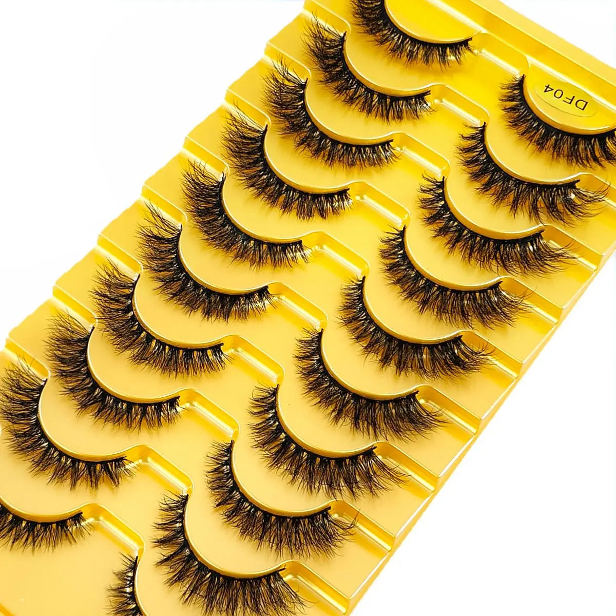 10Pairs 3D Mink Lashes Fluffy Soft