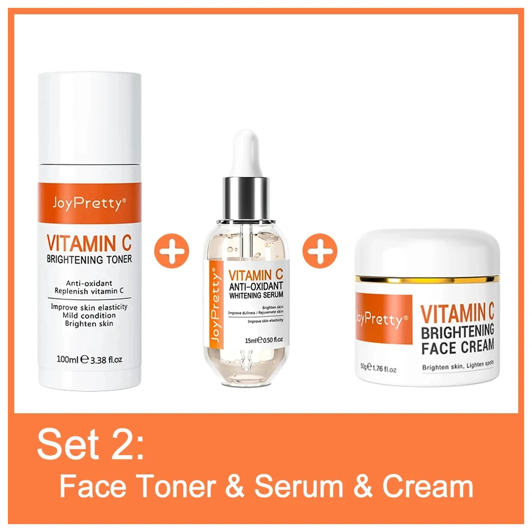 JoyPretty Vitamin C Face Skin Care Kit 5Pcs set